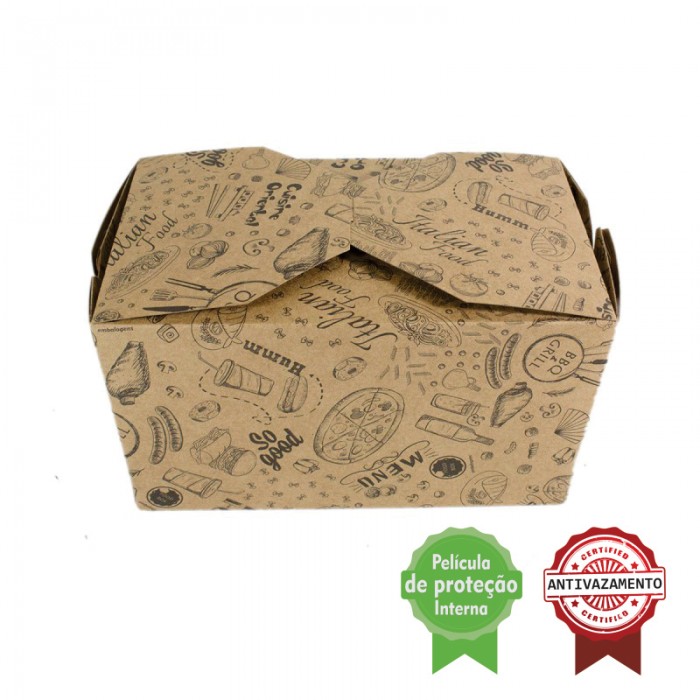Embalagem Eco Box F190 – 350ml - 100 unidades